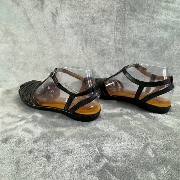Baretraps Womens Shoes 6.5M  Ellary Black buckeled strap Sandals - Picture 10 of 16